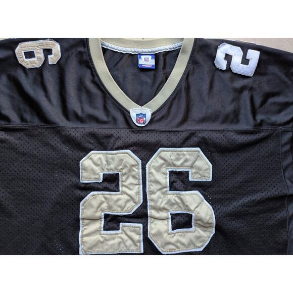 Deuce McALLISTER New Orleans Saints 2000s REEBOK On Field jersey 60 3x NFL vtg - Picture 11 of 13